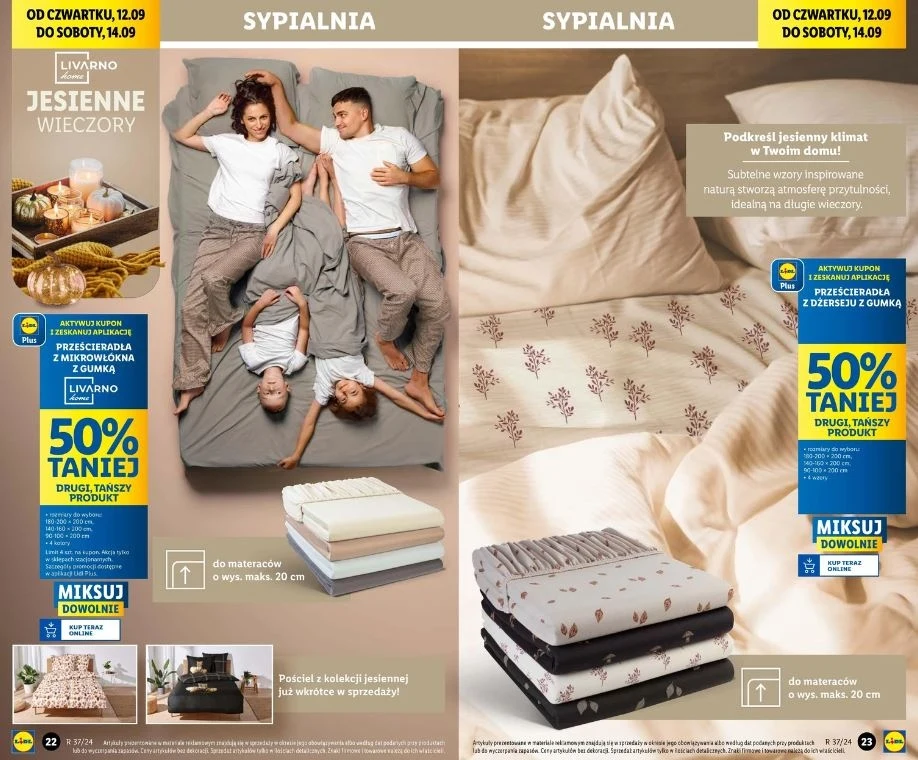 Lidl oferuje promocję na prześcieradła!