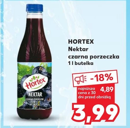 Hortex Nektar czarna i czerwona porzeczka 1 l