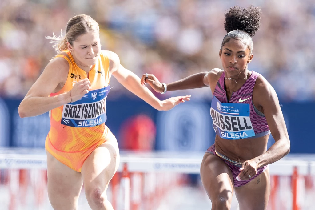 Pia Skrzyszowska i mistrzyni olimpijska z Paryża - Masai Russel. Obie pobiegną wieczorem w Zurychu Pia Skrzyszowska i mistrzyni olimpijska z Paryża - Masai Russel. Obie pobiegną wieczorem w Zurychu