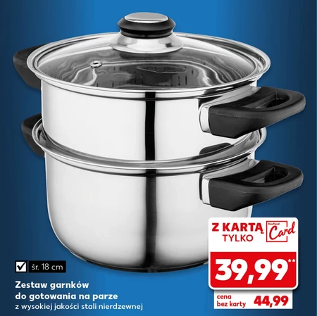 Zestaw garnków Kaufland