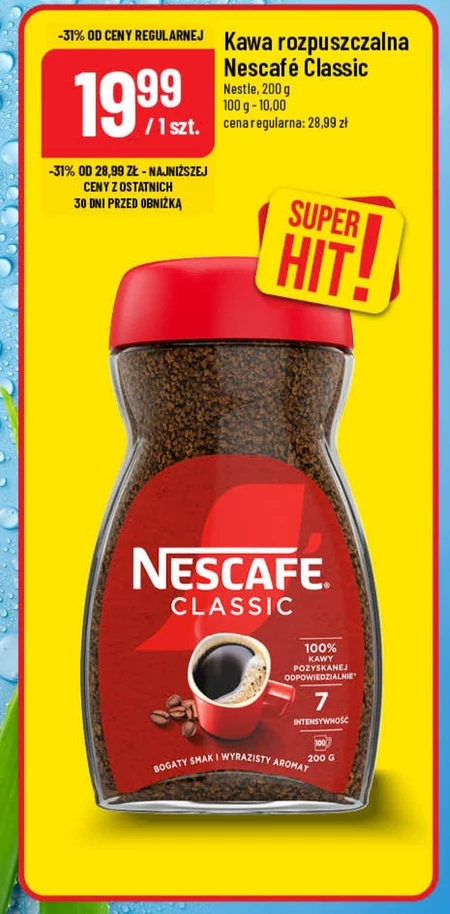 Nescafé Classic Kawa rozpuszczalna 200 g