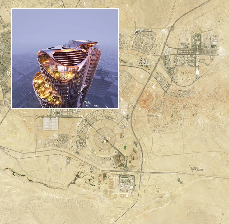 W Nowej Stolicy Administracyjnej Egiptu stanie nowoczesny zasilany wodorem i energią słoneczną wieżowiec W Nowej Stolicy Administracyjnej Egiptu stanie nowoczesny zasilany wodorem i energią słoneczną wieżowiec