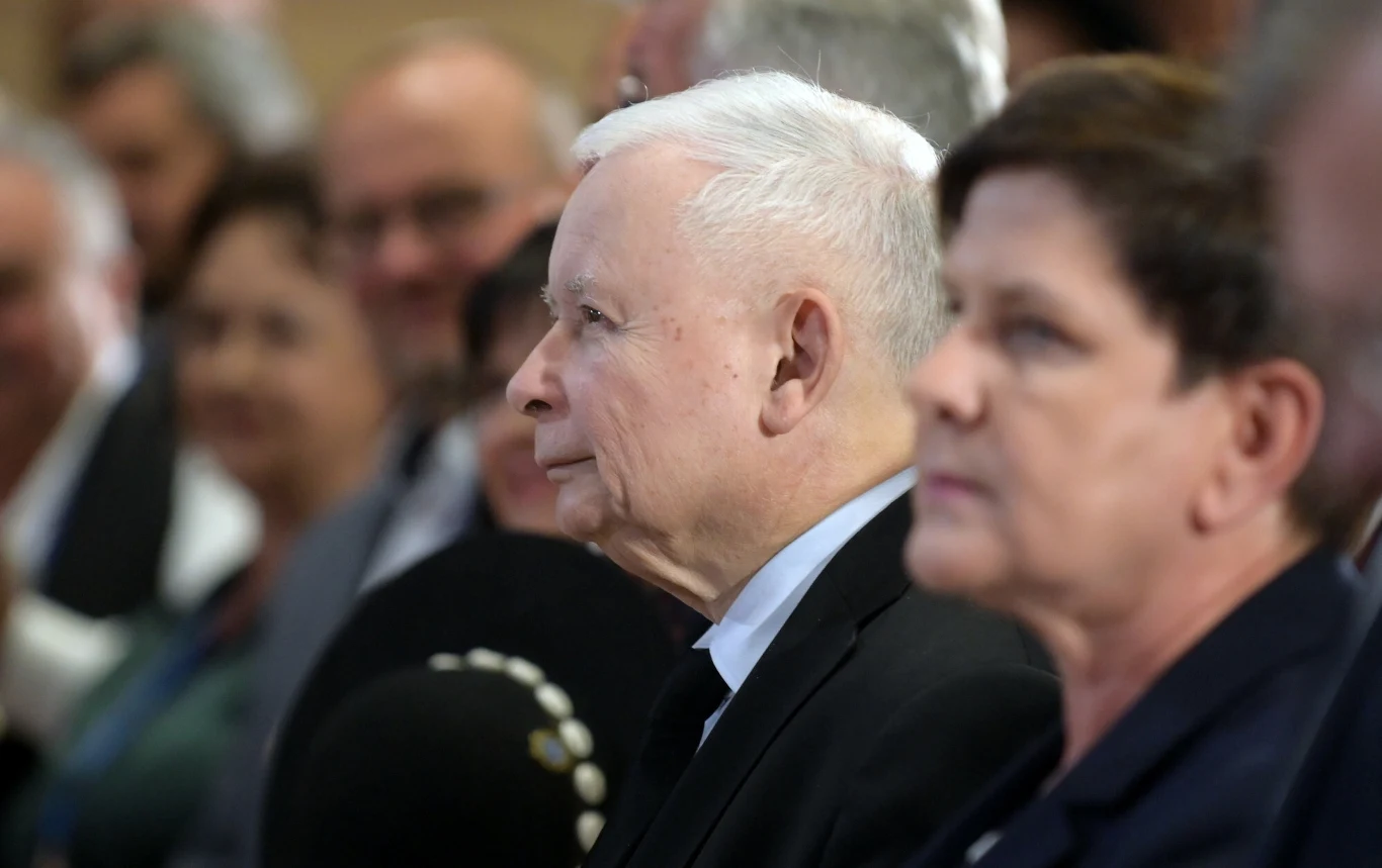 Jarosław Kaczyński i Beata Szydło Jarosław Kaczyński i Beata Szydło