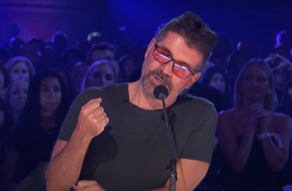 Simon Cowell w amerykańskiej edycji "Mam talent"