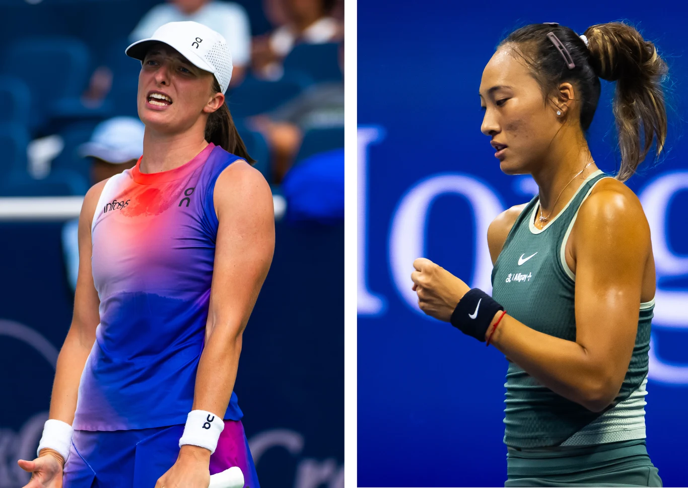 Iga Świątek i Qinwen Zheng pożegnały się z US Open w ćwierćfinale Iga Świątek i Qinwen Zheng pożegnały się z US Open w ćwierćfinale