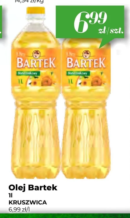 Bartek Olej słonecznikowy 1 l