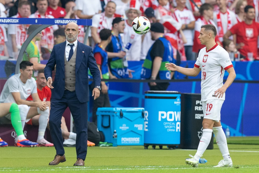 Michał Probierz i Przemysław Frankowski Michał Probierz i Przemysław Frankowski
