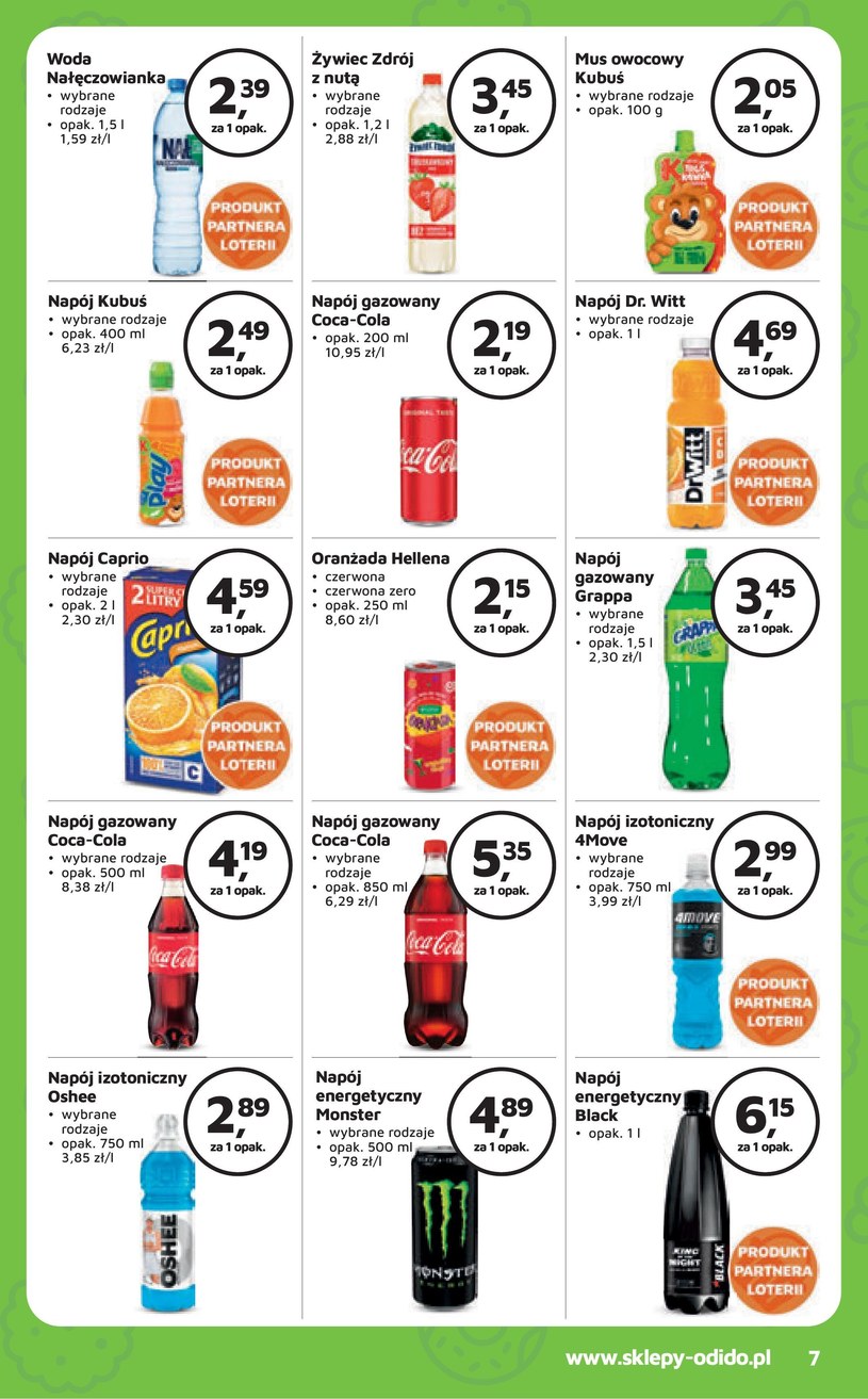 Gazetka: Zakupy z szansą na wygraną - Odido - strona 7