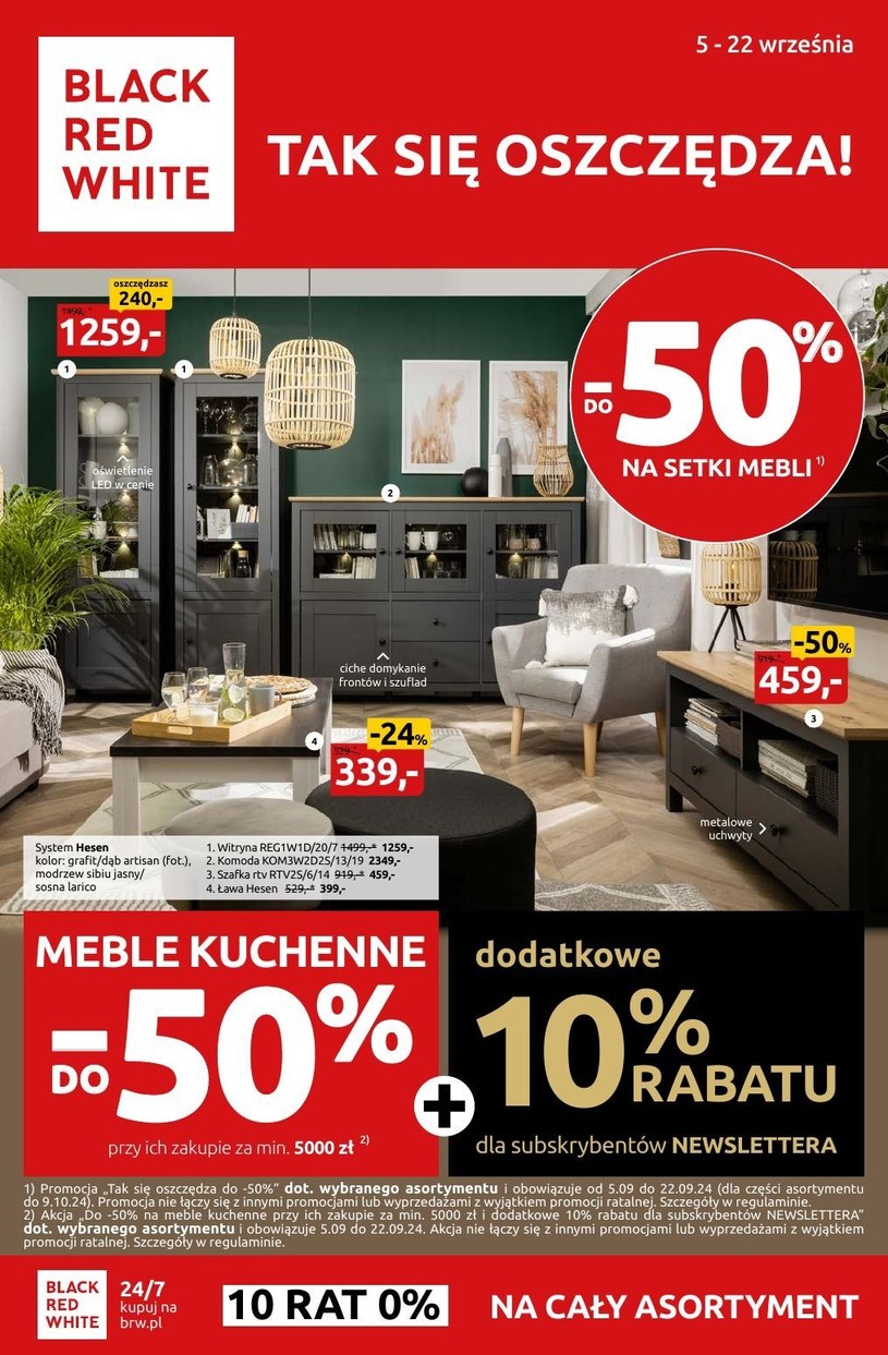 Gazetka promocyjna Black Red White - wygasła 6 dni temu