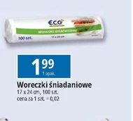 Woreczki śniadaniowe ECO