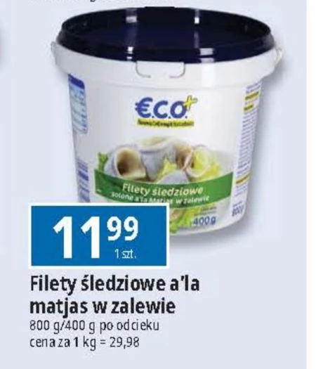 Filety śledziowe ECO