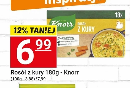 Knorr Rosół z kury 180 g (18 x 10 g) 
