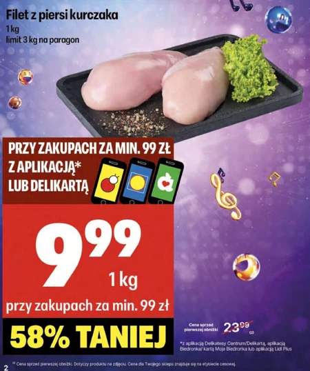 Filet z piersi kurczaka Delikatesy Centrum