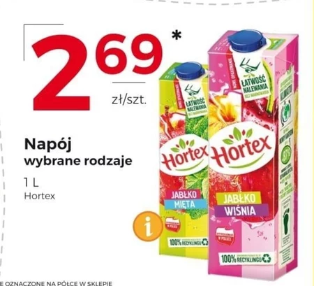 Hortex Nektar jabłko wiśnia 1 l