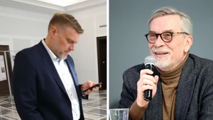 Adrian Zandberg z Partii Razem i publicysta Jacek Żakowski