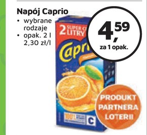 Caprio Napój pomarańcza 2 l niska cena