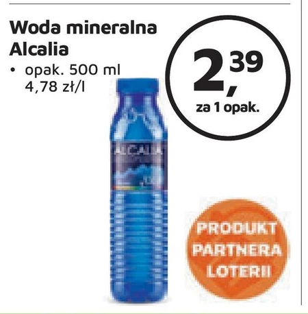 Velingrad Alcalia Naturalna woda mineralna niegazowana 500 ml