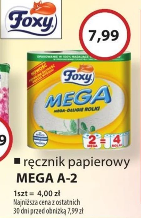 Foxy Mega Ręcznik kuchenny 2 rolki