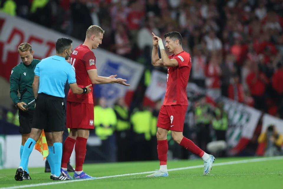 Adam Buksa i Robert Lewandowski