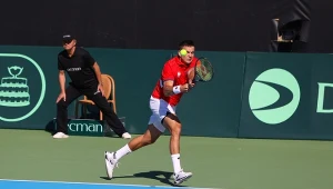 Karol Drzewiecki rywalizuje w duecie z Piotrem Matuszewskim podczas ATP Challenger w Tulln