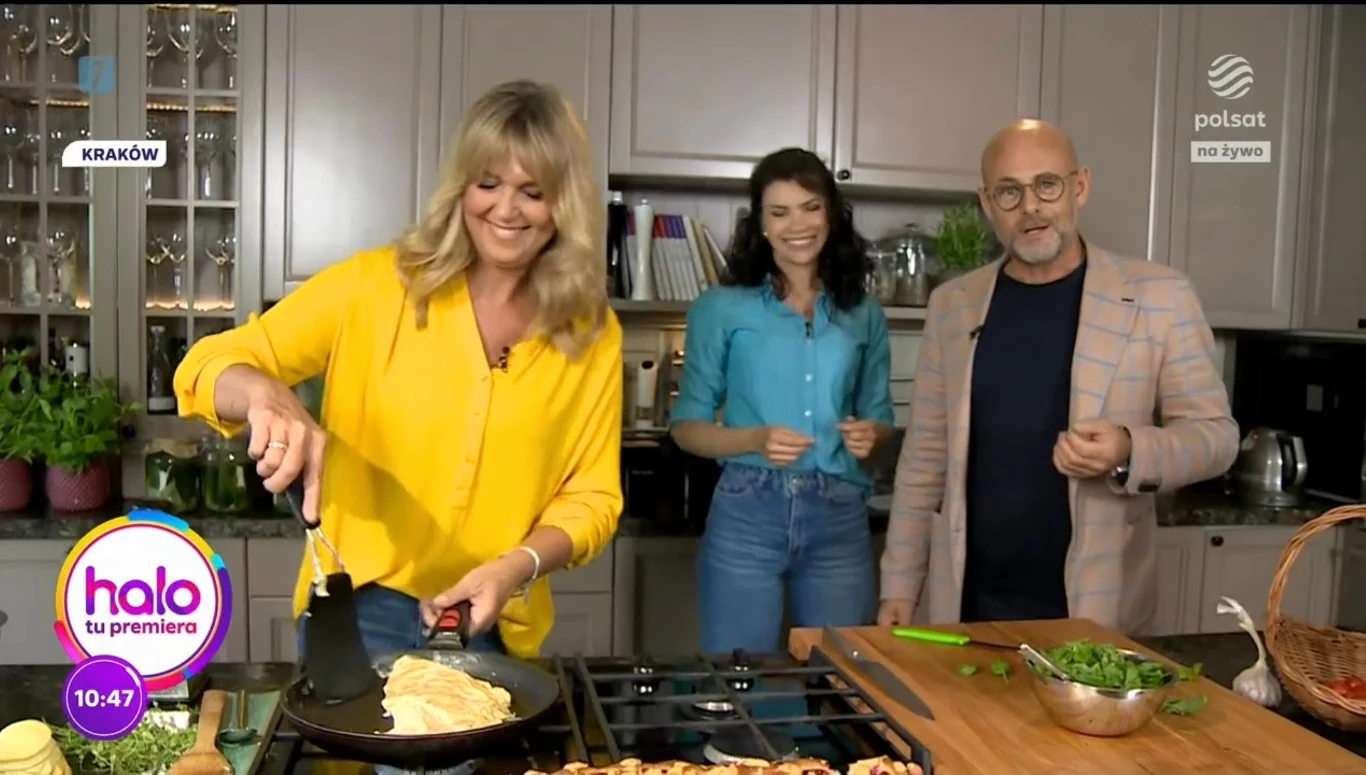 Ewa Wachowicz gotuje z mężem Sławomirem Ewa Wachowicz gotuje z mężem Sławomirem