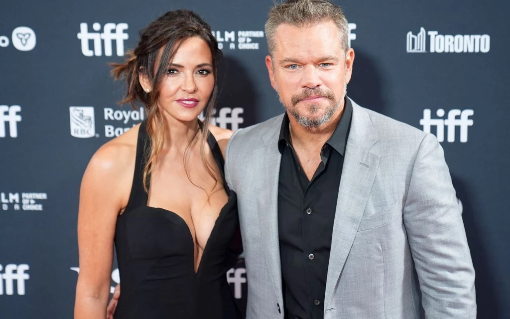 Matt Damon i Luciana Barroso