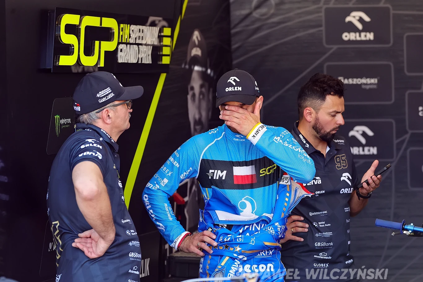 Bartosz Zmarzlik podczas kwalifikacji do Grand Prix Łotwy Bartosz Zmarzlik podczas kwalifikacji do Grand Prix Łotwy