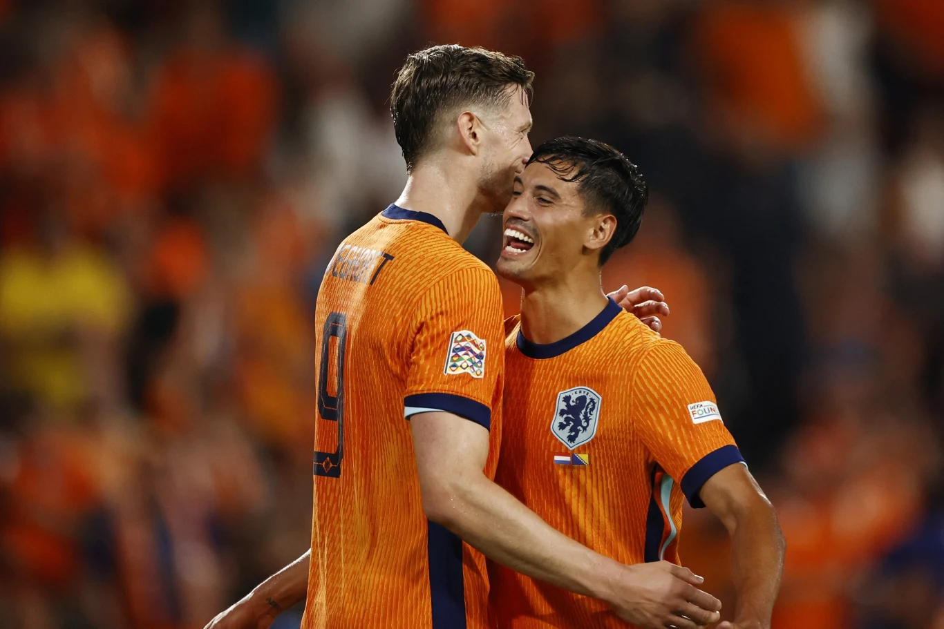 Wout Weghorst i Tijjani Reijnders