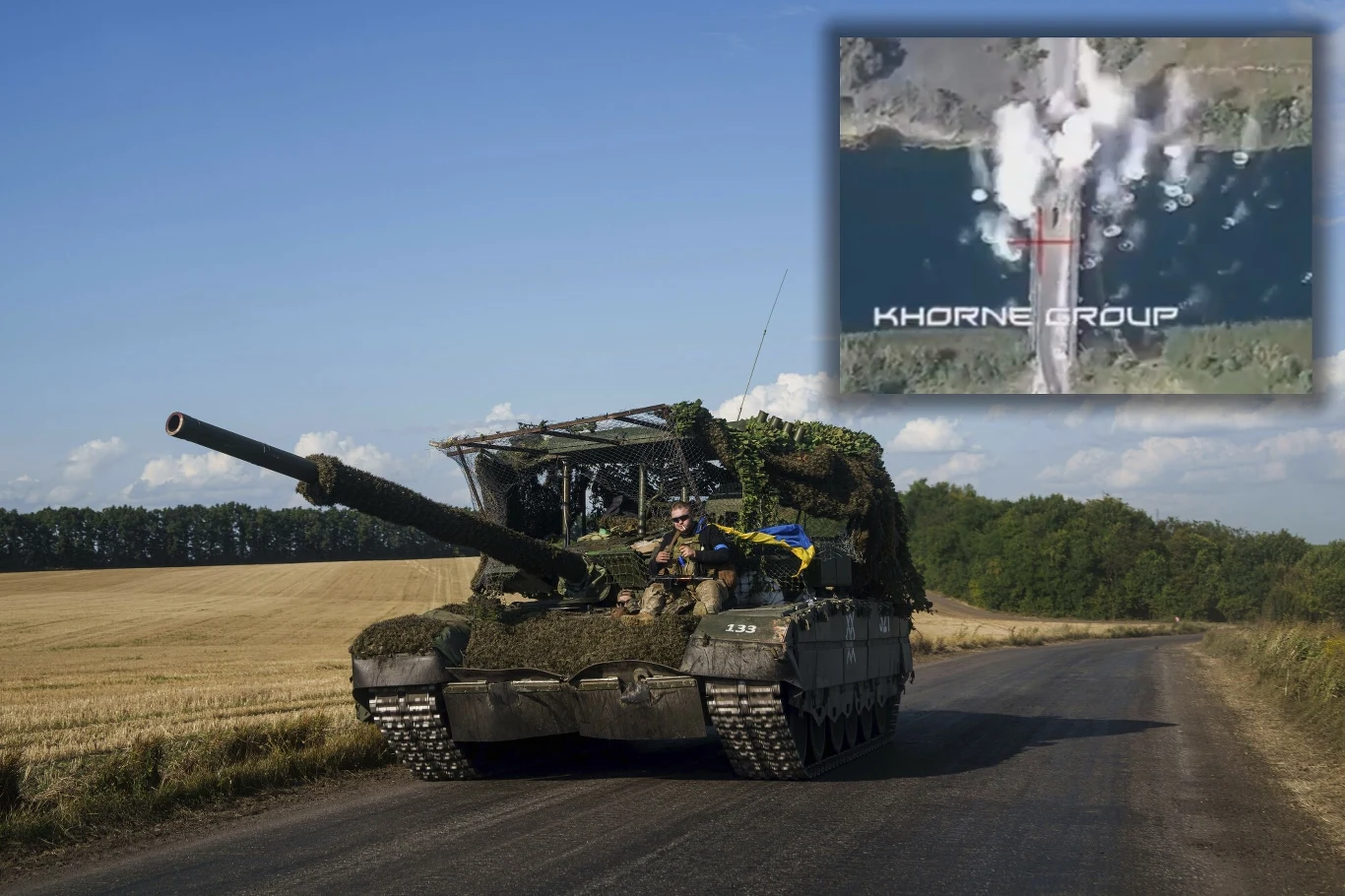 Atak sił ukraińskich na most w obwodzie kurskim Atak sił ukraińskich na most w obwodzie kurskim