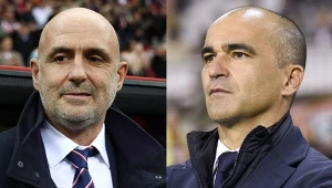 Michał Probierz i Roberto Martinez