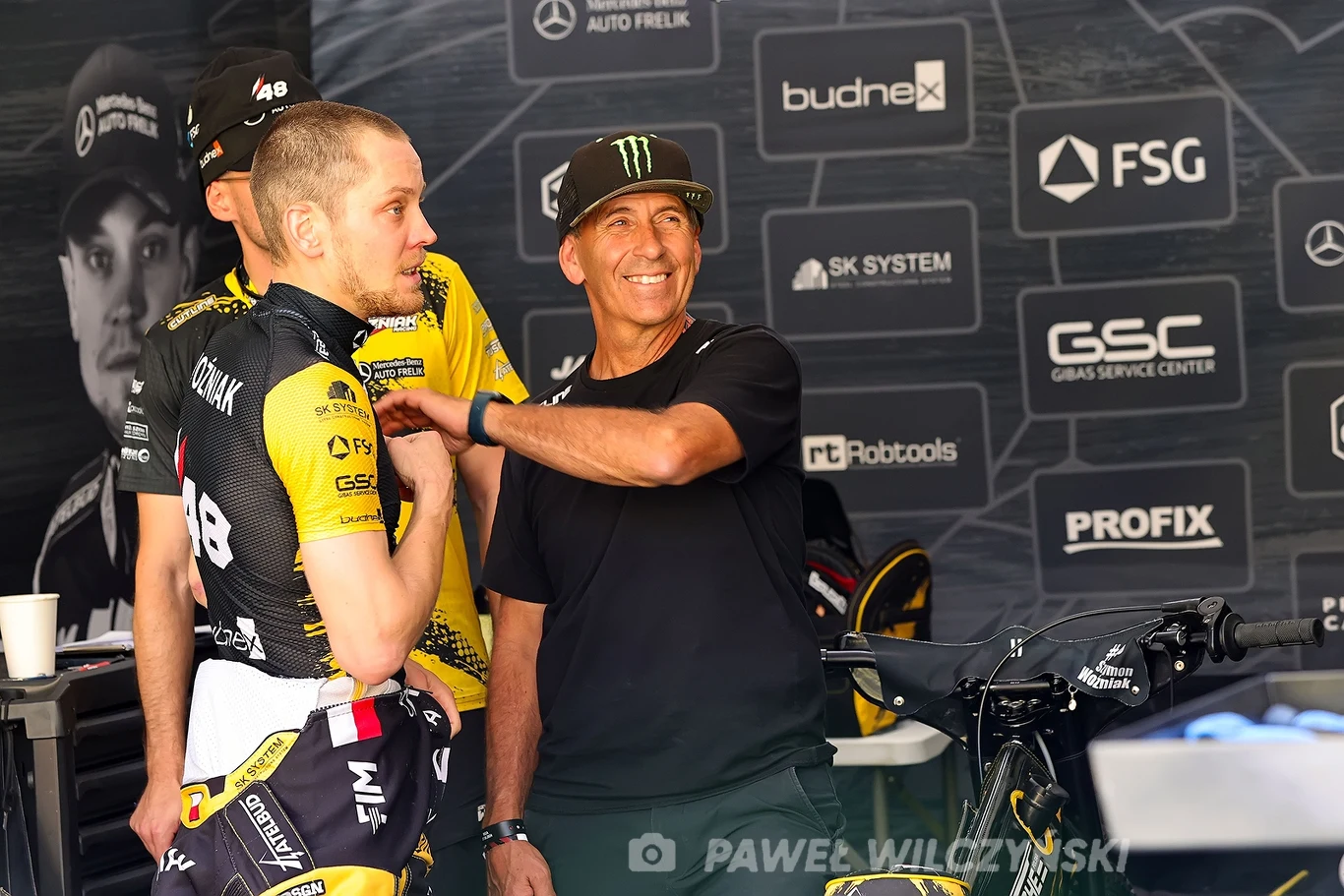 Szymon Woźniak i Greg Hancock