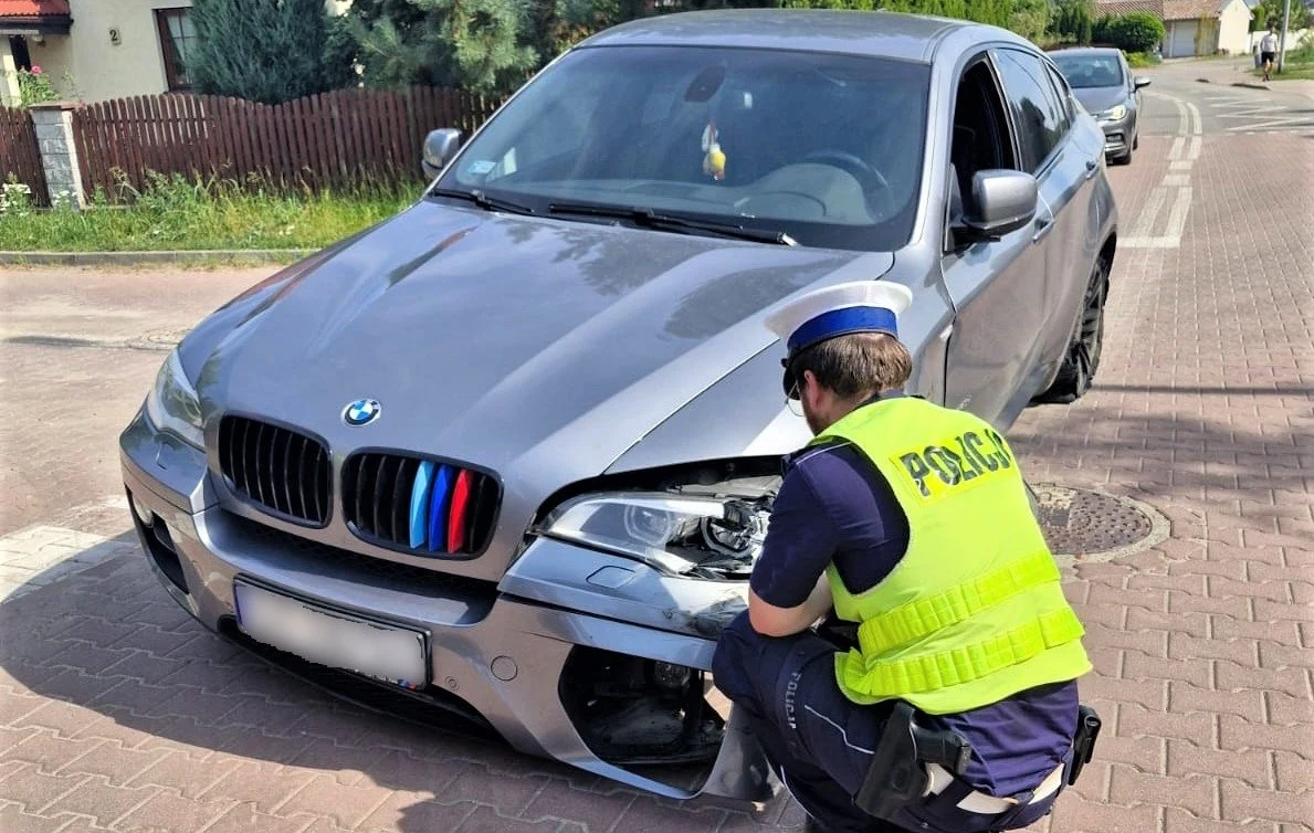 Okazało się, że kierowca BMW miał poważne problemy zdrowotne