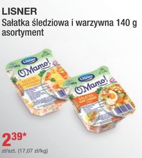 Lisner O Mamo! Sałatka warzywna polska 140 g niska cena