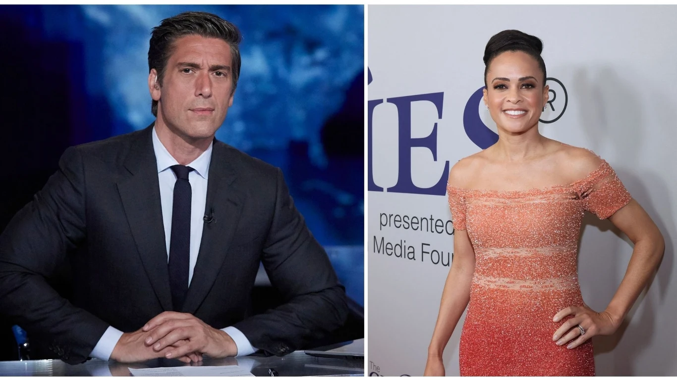 David Muir i Linsey Davis - prowadzący wtorkową debatę prezydencką