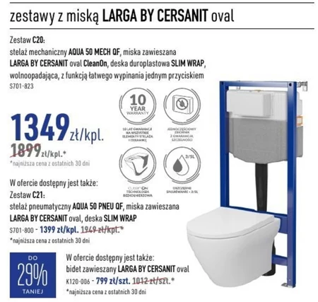 Zestaw podtynkowy Cersanit