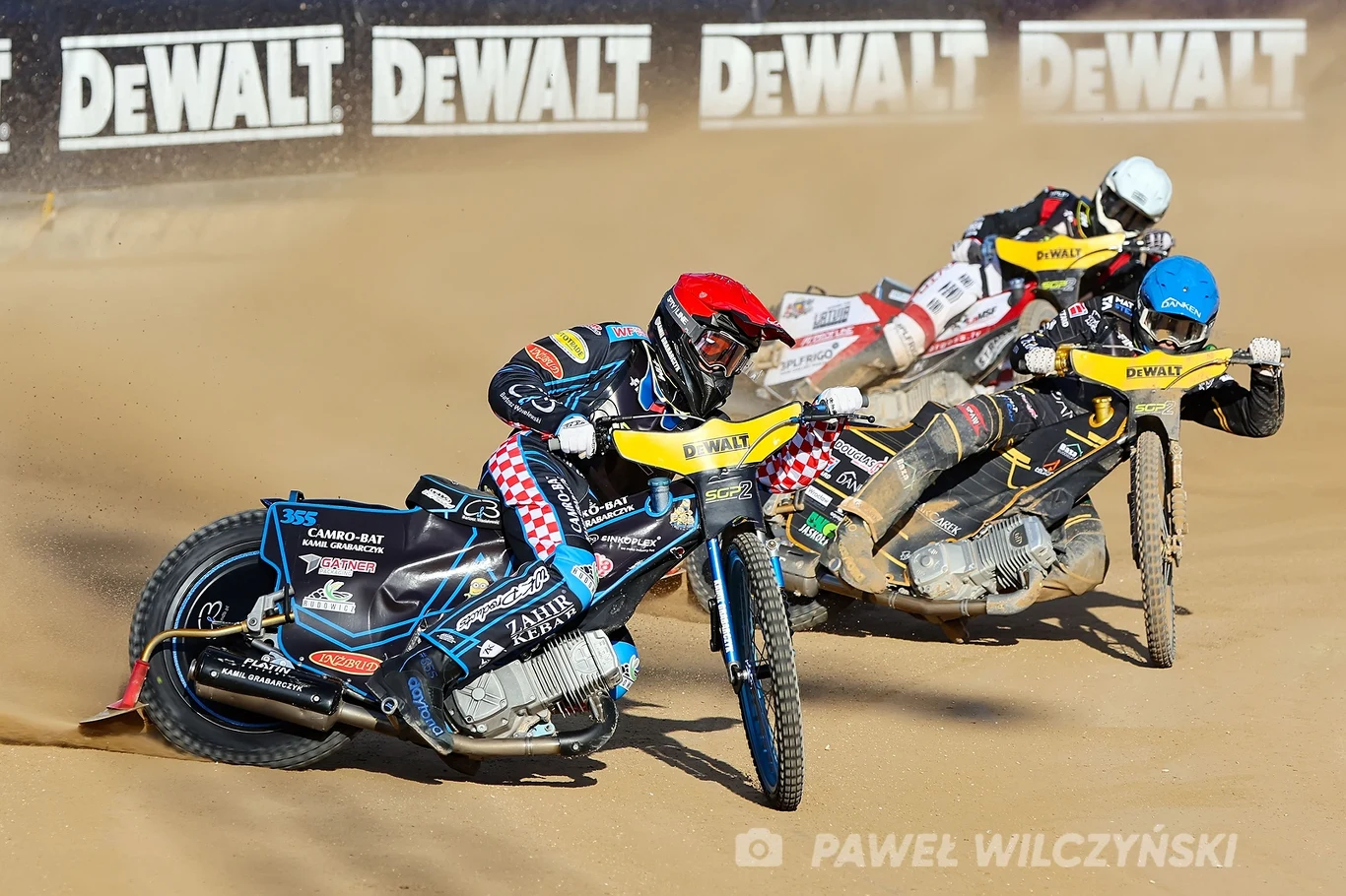 Na zdjęciu: Sebastian Szostak na prowadzeniu Na zdjęciu: Sebastian Szostak na prowadzeniu