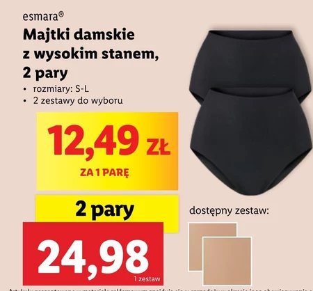 Majtki damskie Esmara