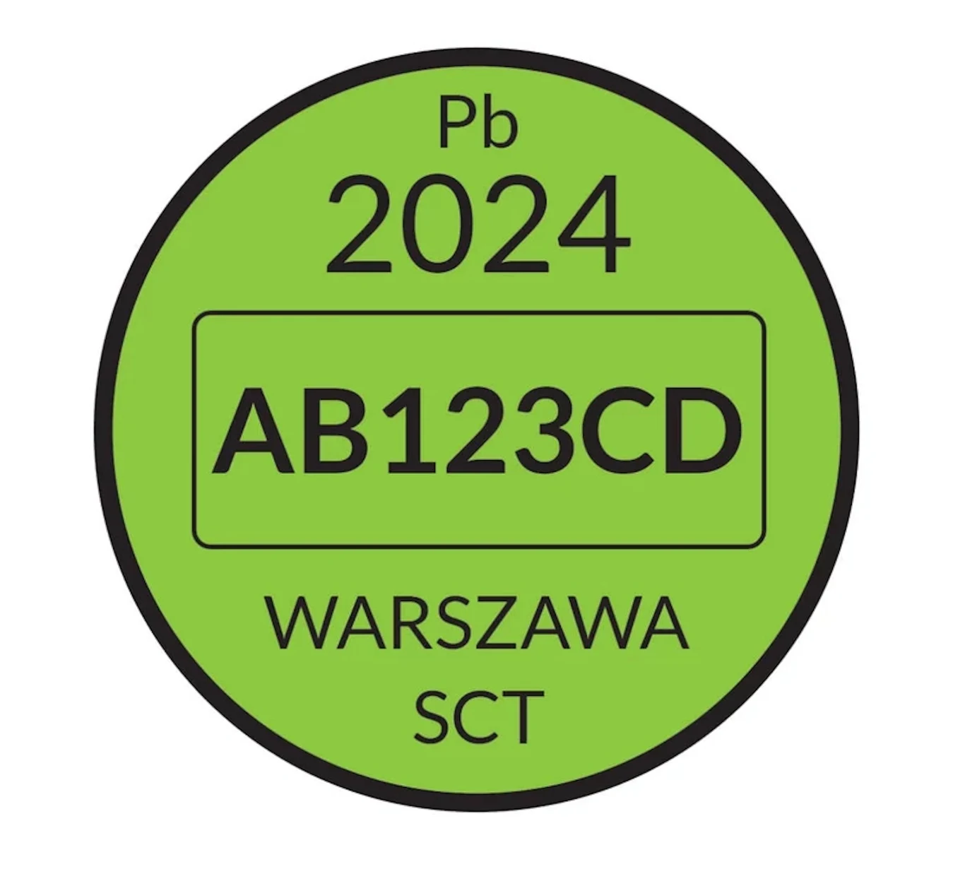 Nowy wzór naklejki zacznie obowiązywać 12 września 2024 roku Nowy wzór naklejki zacznie obowiązywać 12 września 2024 roku