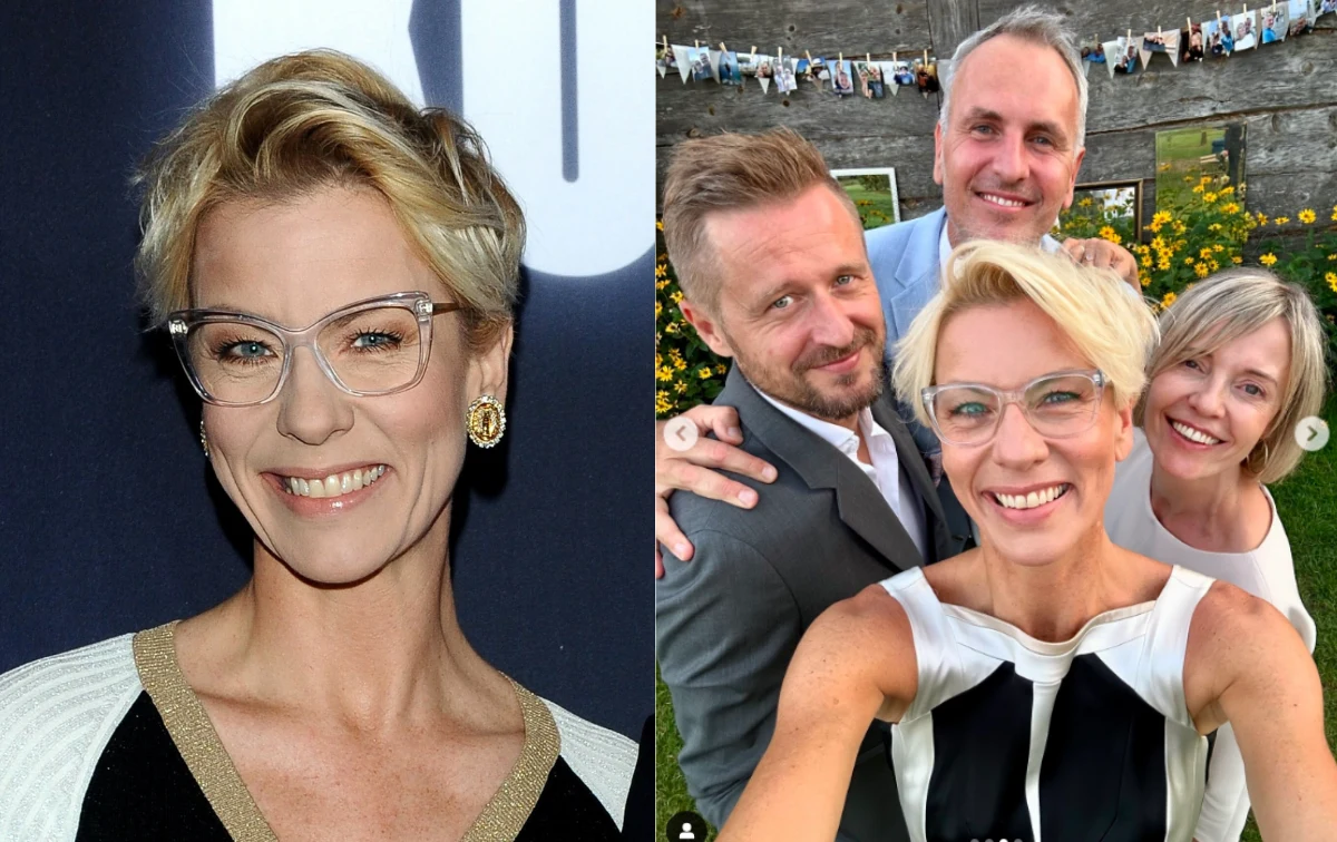 Anita Werner na ślubie dziennikarza TVP