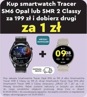 Smartwatch za symboliczną złotówkę w Biedronka Home! 