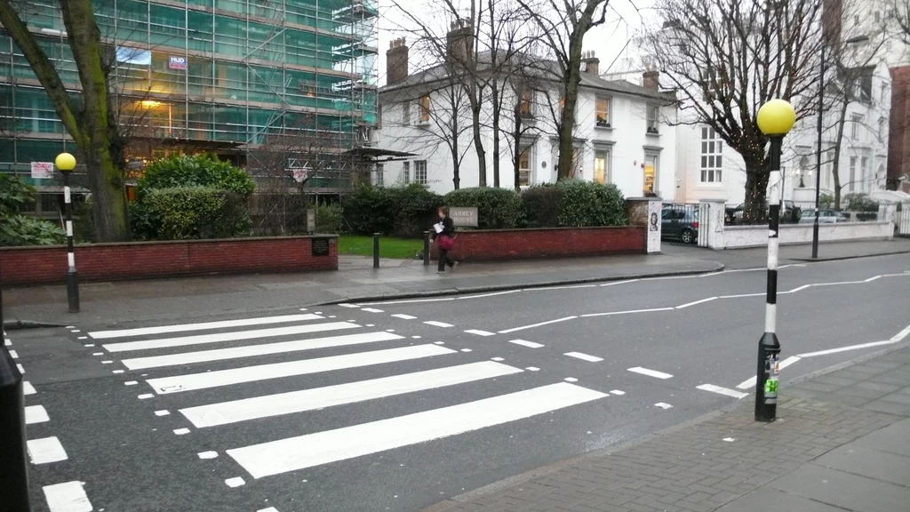 Słynna zebra na Abbey Road