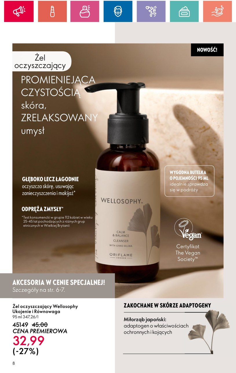 Gazetka: Oriflame - piękno dobrego samopoczucia - strona 8