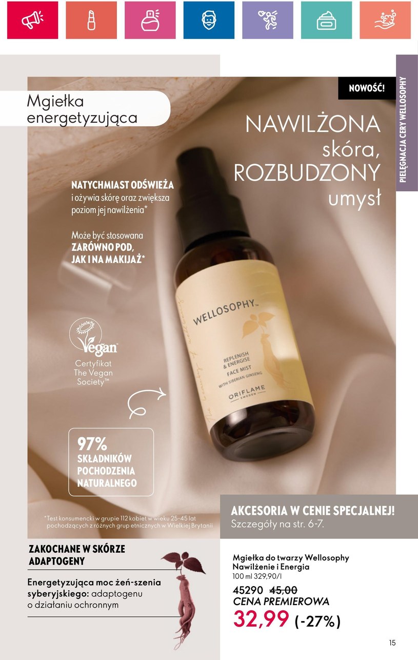 Gazetka: Oriflame - piękno dobrego samopoczucia - strona 15