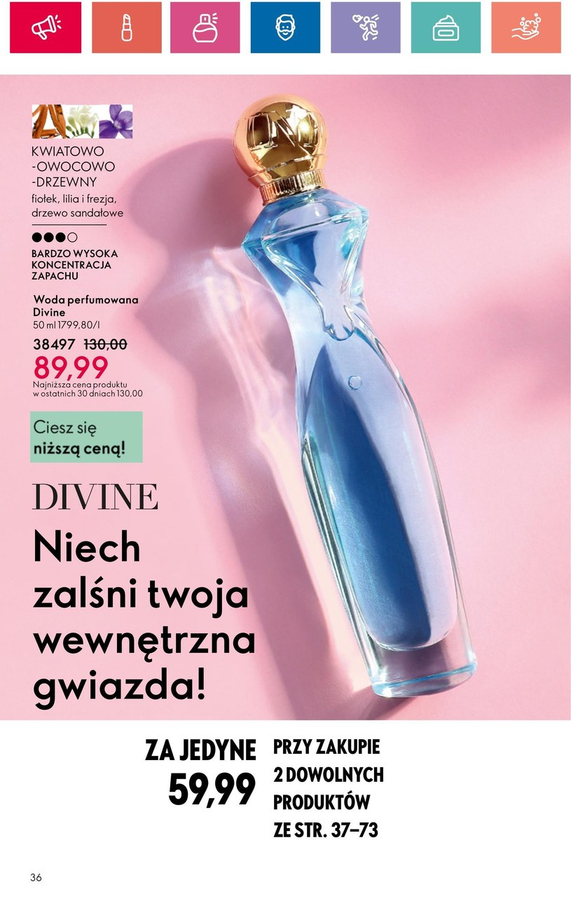 Gazetka: Oriflame - piękno dobrego samopoczucia - strona 36