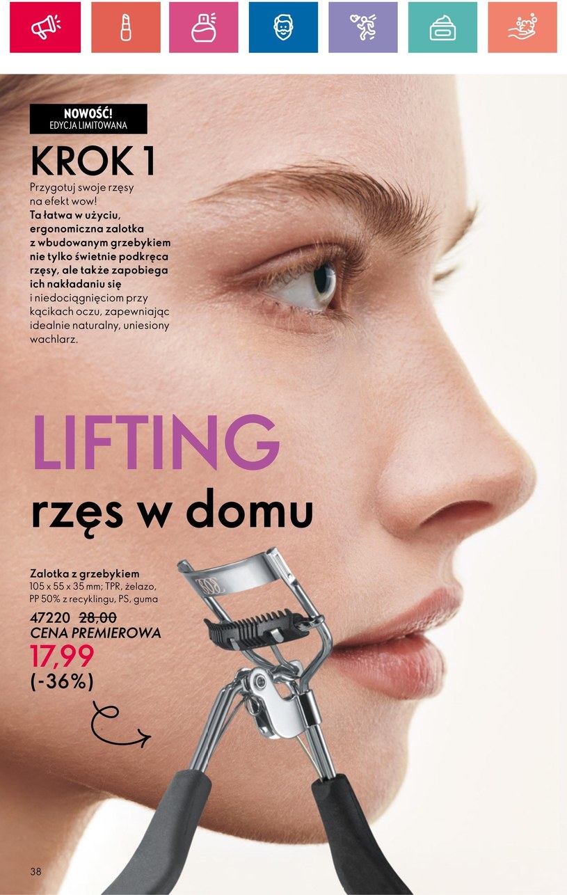 Gazetka: Oriflame - piękno dobrego samopoczucia - strona 38