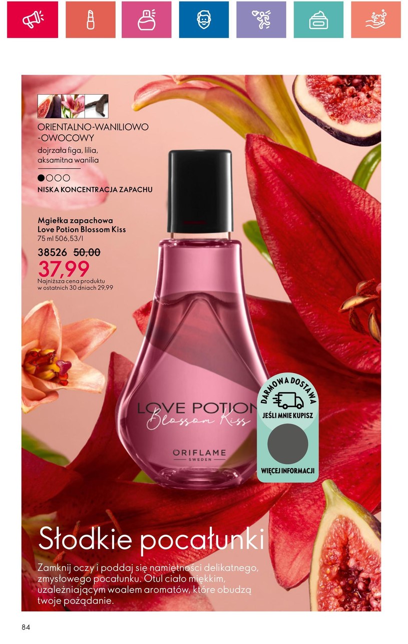 Gazetka: Oriflame - piękno dobrego samopoczucia - strona 84