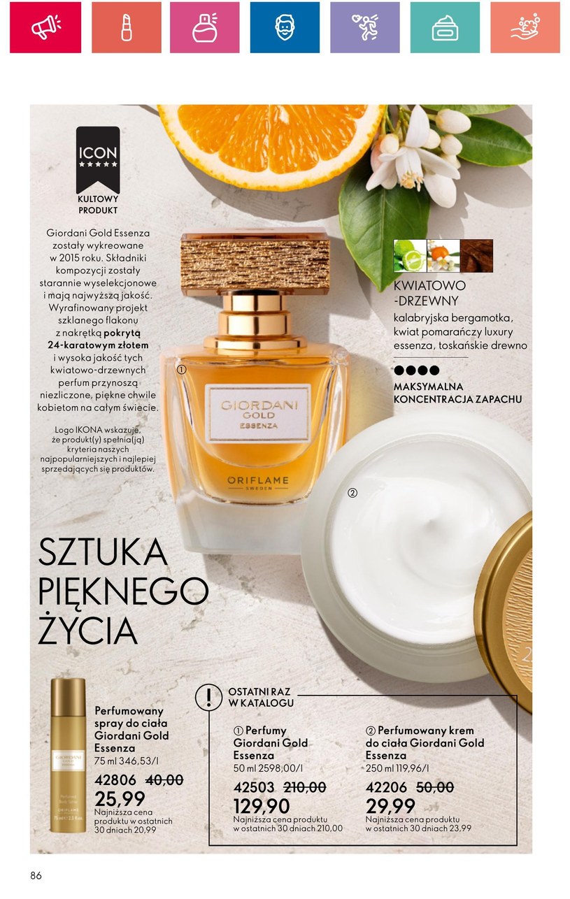 Gazetka: Oriflame - piękno dobrego samopoczucia - strona 86