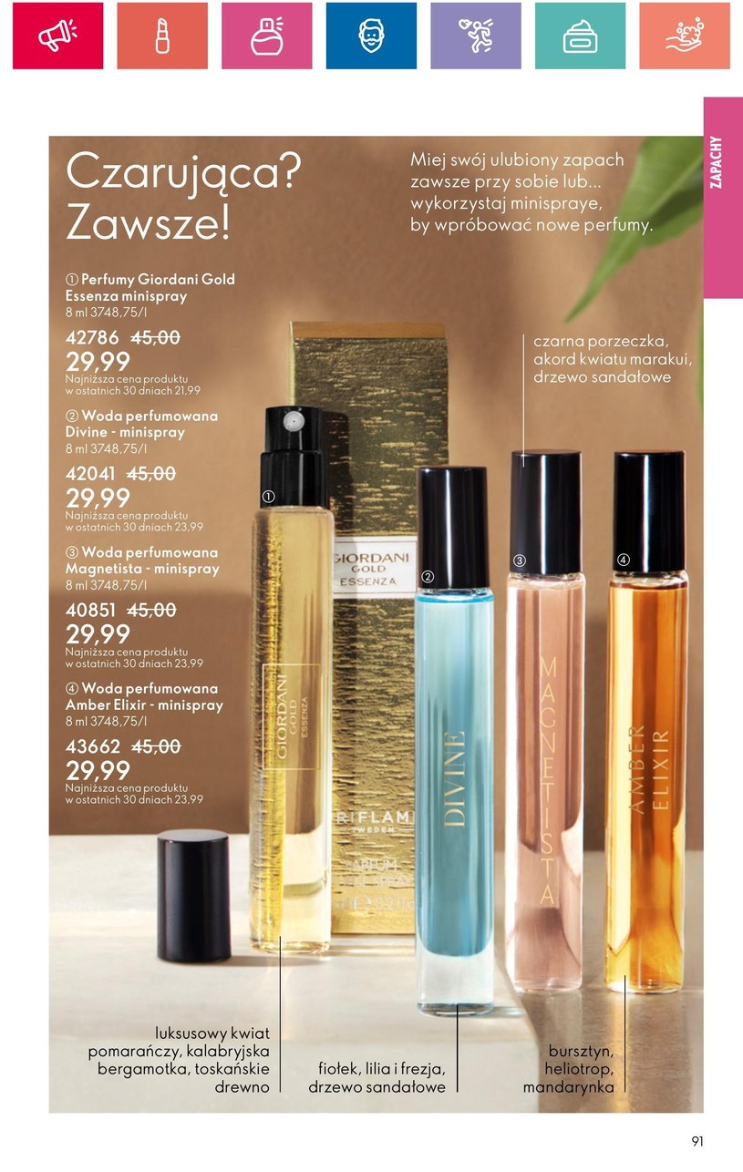 Gazetka: Oriflame - piękno dobrego samopoczucia - strona 91