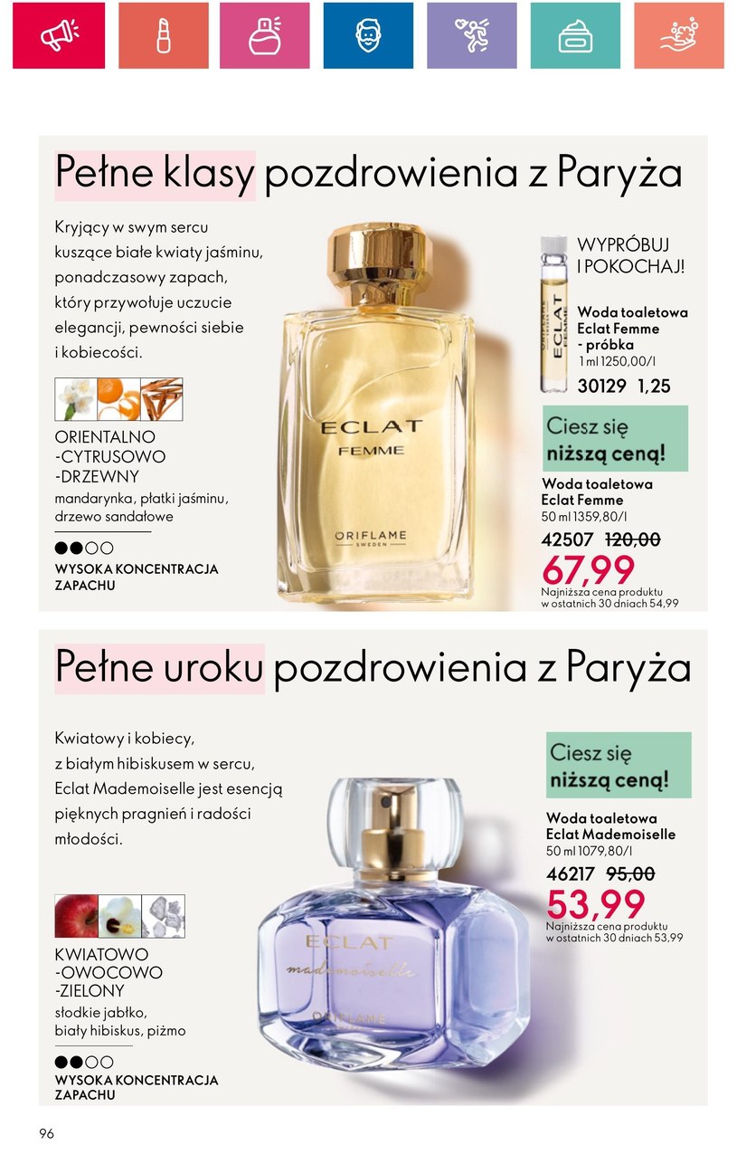 Gazetka: Oriflame - piękno dobrego samopoczucia - strona 96