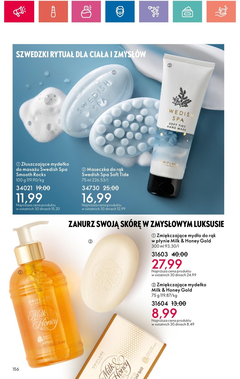 Gazetka: Oriflame - piękno dobrego samopoczucia - strona 156